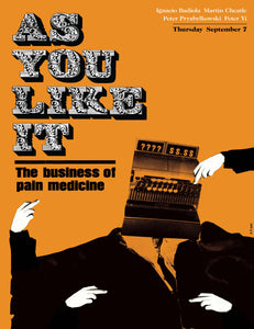 As You Like It: The Business of Pain Medicine